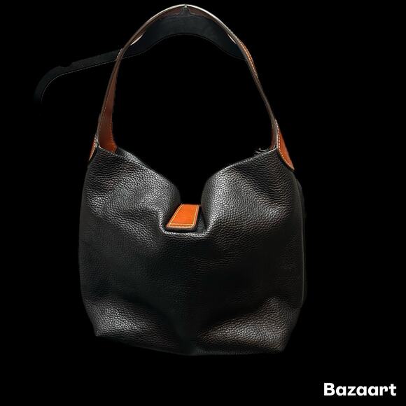 Dooney & Bourke Pebble Grain Logo Lock Shoulder Bag - Picture 2 of 12